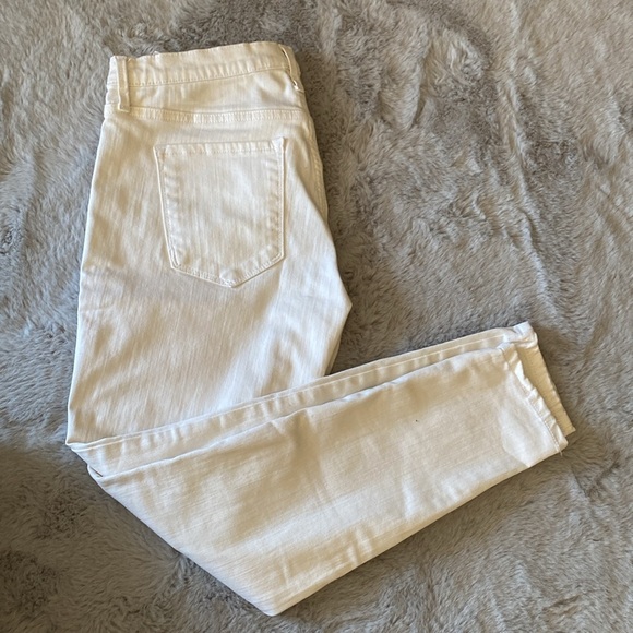 NWOT Banana Republic White Sculpt Skinny Jeans size 28/6 P - Picture 2 of 4